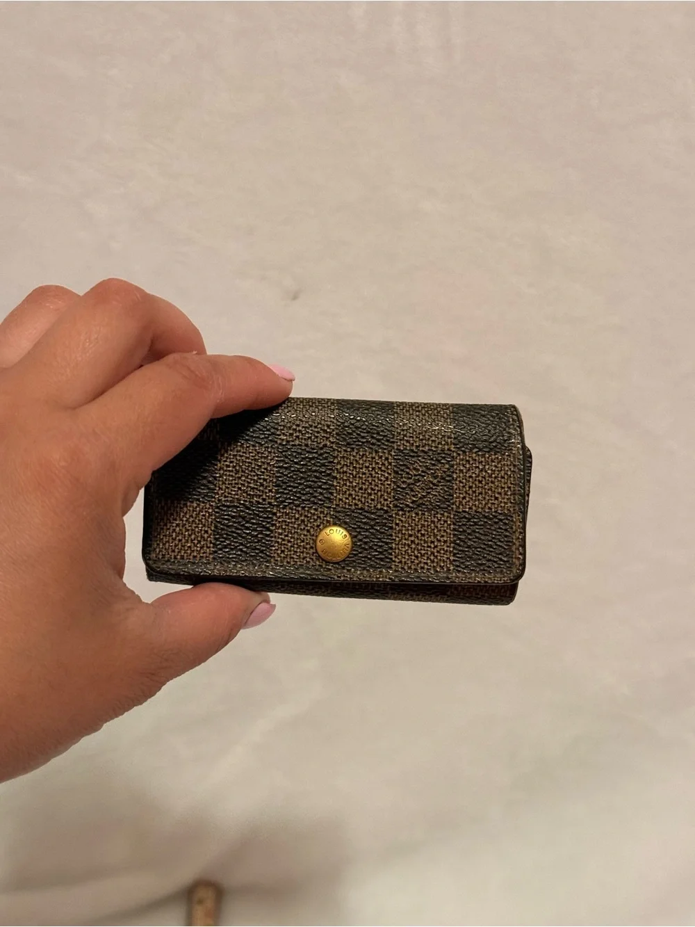 Louis Vuitton Damier Ebene Key Holder TH1309